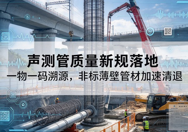 镇原声测管质量新规落地，一物一码溯源，非标薄壁管材加速清退