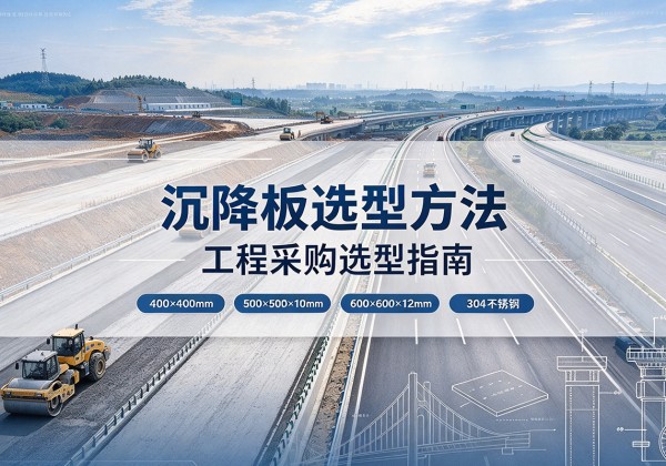 镇原沉降板选择方法